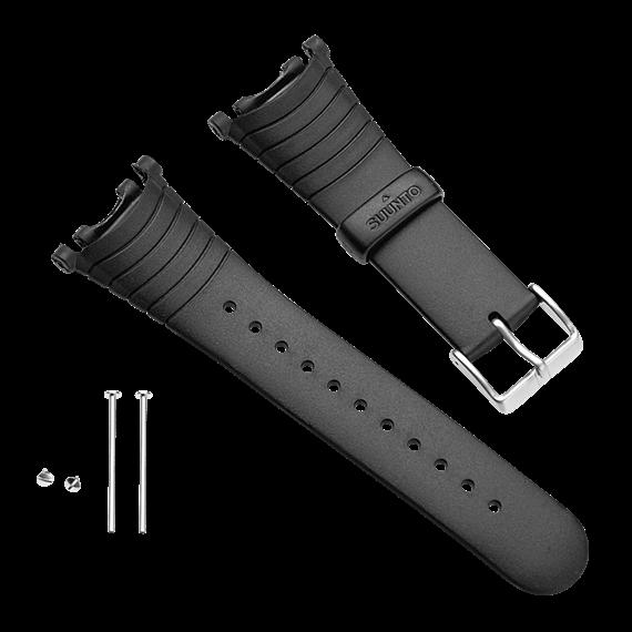 Vector Armband-Set aus schwarzem Elastomer