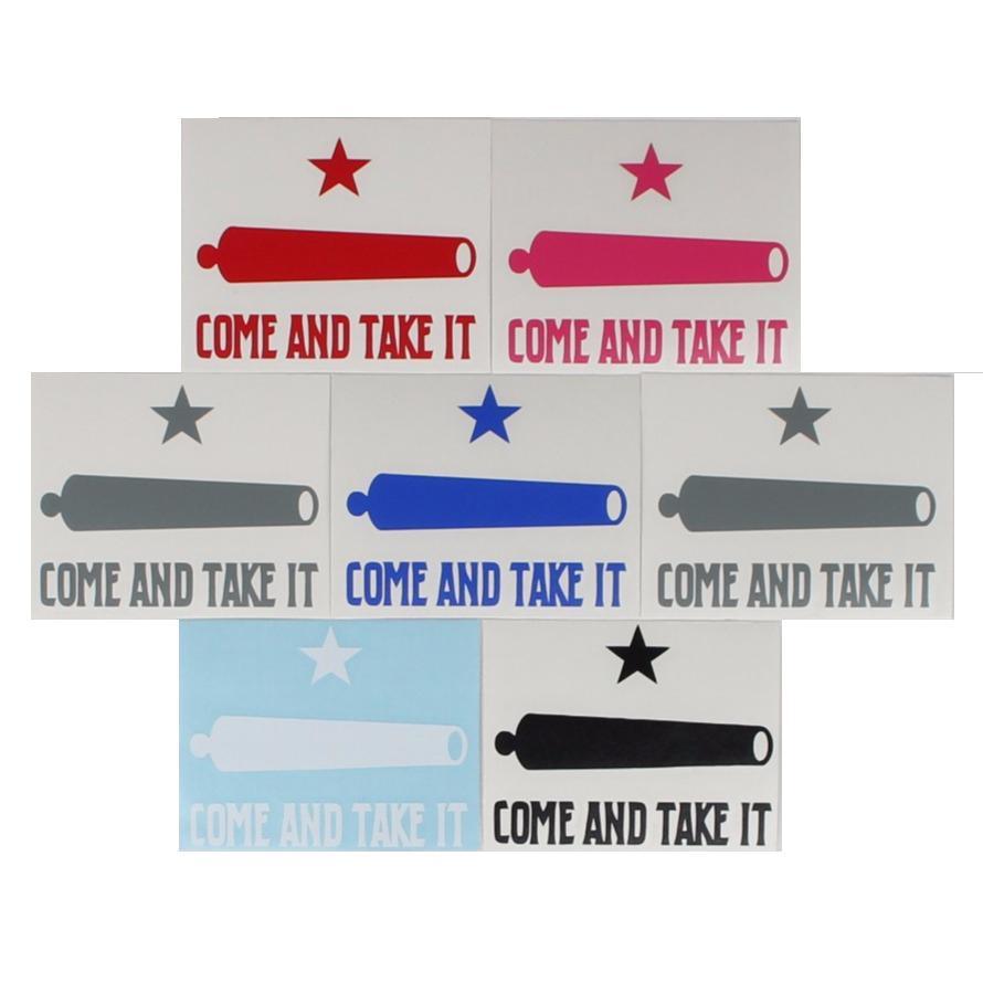 Come And Take It Cannon Decal (Medium 10x10 cm)