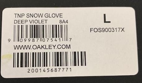 Gr.L Gloves Muster TNP Snow Glove