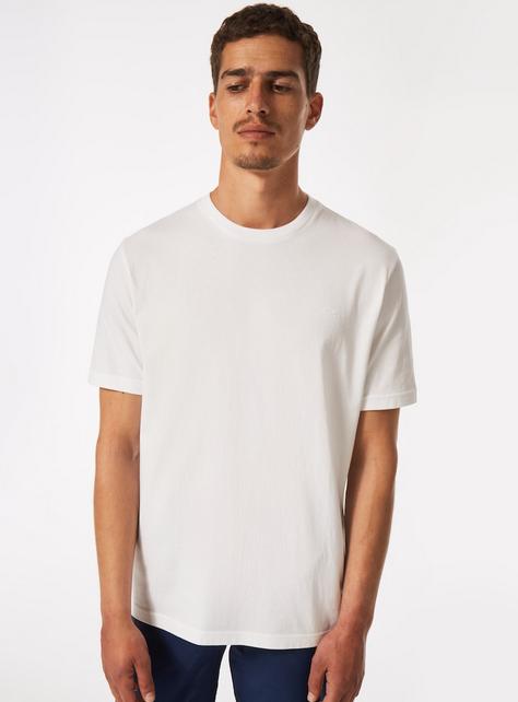 Gr.L  T-Shirt Muster Relaxed Short Sleeve Tee Off White
