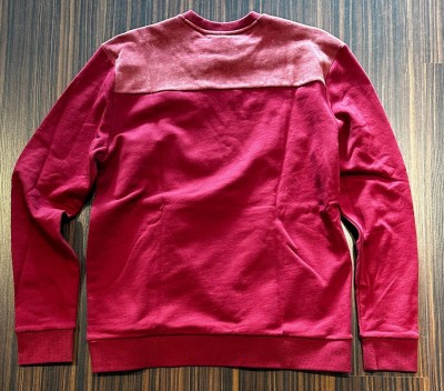 Gr.L Hoodie Muster Stonewashed Crew Iron Red
