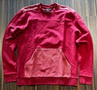 Gr.L Hoodie Muster Stonewashed Crew Iron Red