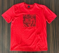 Gr.L T-Shirt Muster Apparel Red Line