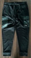 Gr.L Hose Muster Fleece/Nylon Pant Black/B1B Camo Hunter
