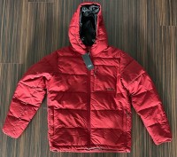Gr.L Jacke Muster Insulated Jacket Iron Red